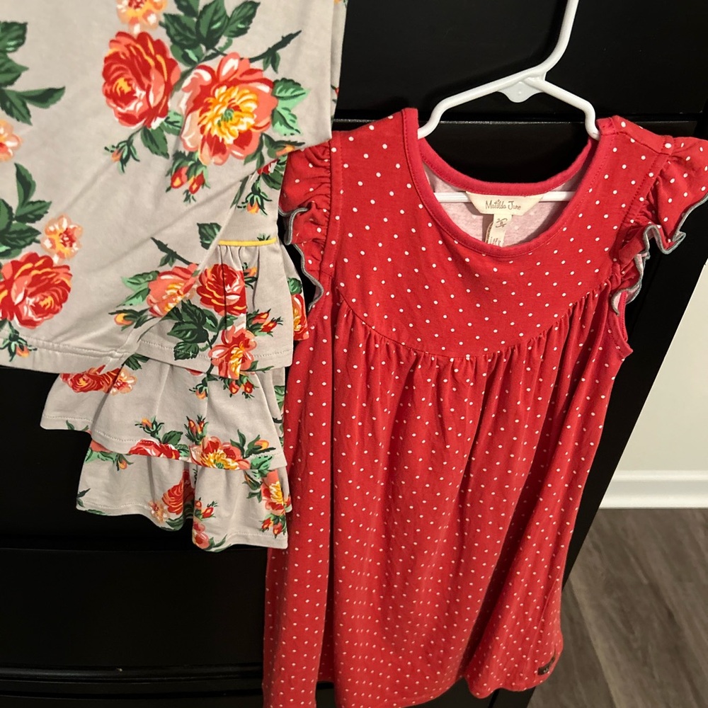 Matilda Jane Pearl Heart to Heart Dress with Matching Ruffles